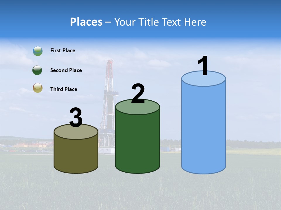 Engineering Gas Drilling PowerPoint Template