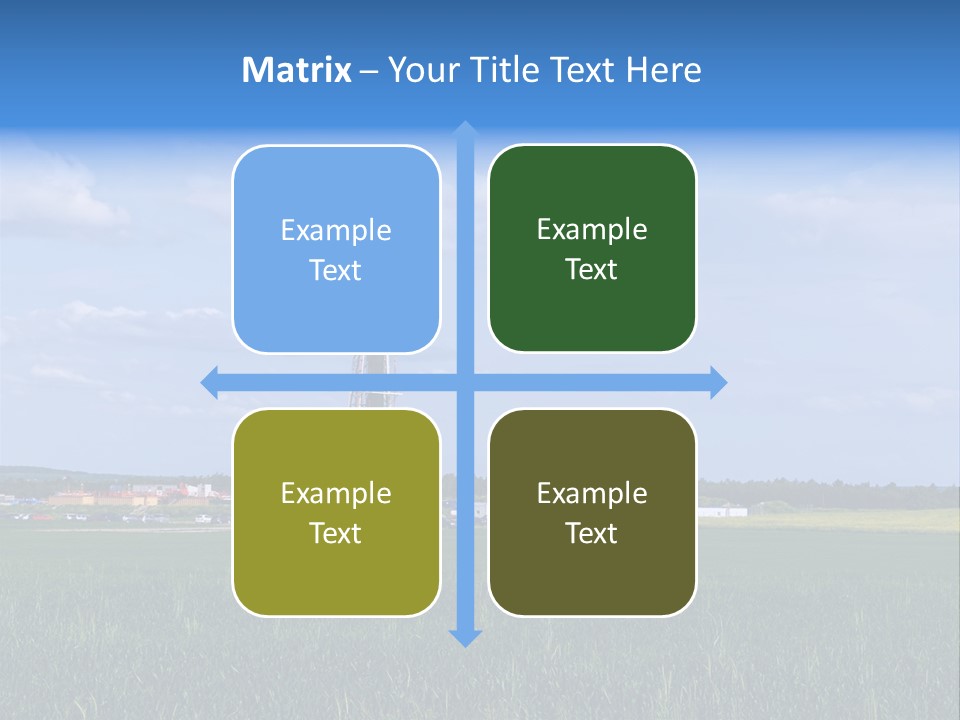 Engineering Gas Drilling PowerPoint Template