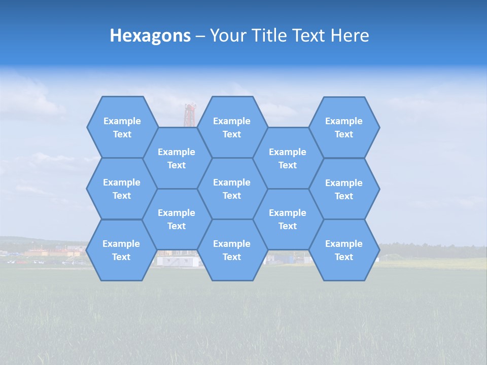 Engineering Gas Drilling PowerPoint Template