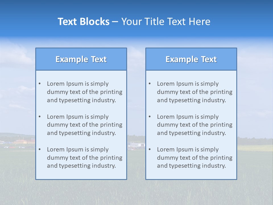 Engineering Gas Drilling PowerPoint Template