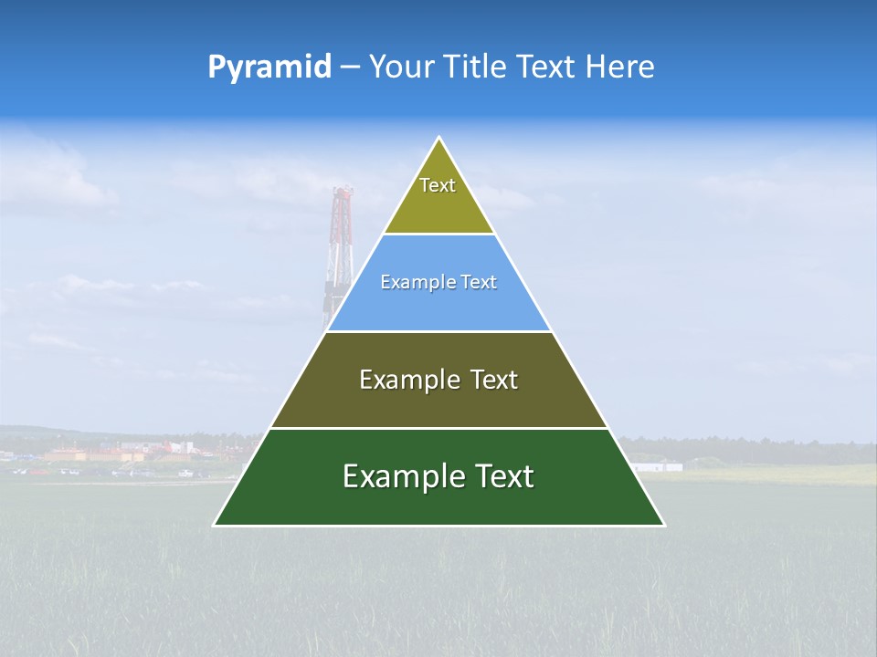 Engineering Gas Drilling PowerPoint Template