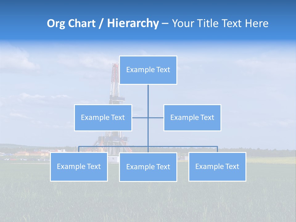 Engineering Gas Drilling PowerPoint Template