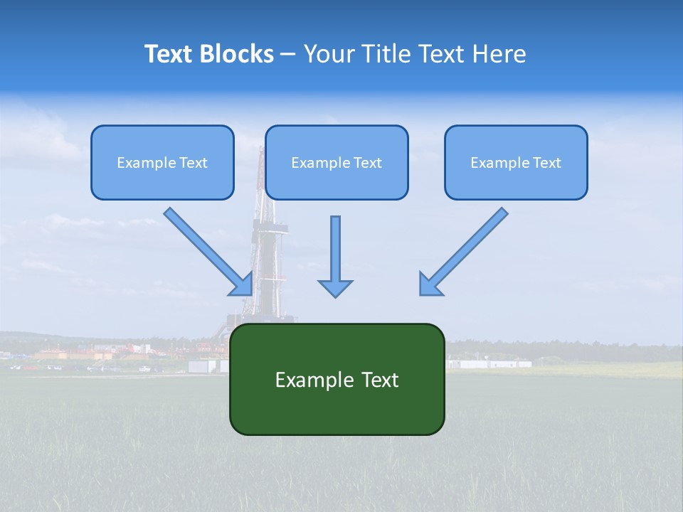 Engineering Gas Drilling PowerPoint Template