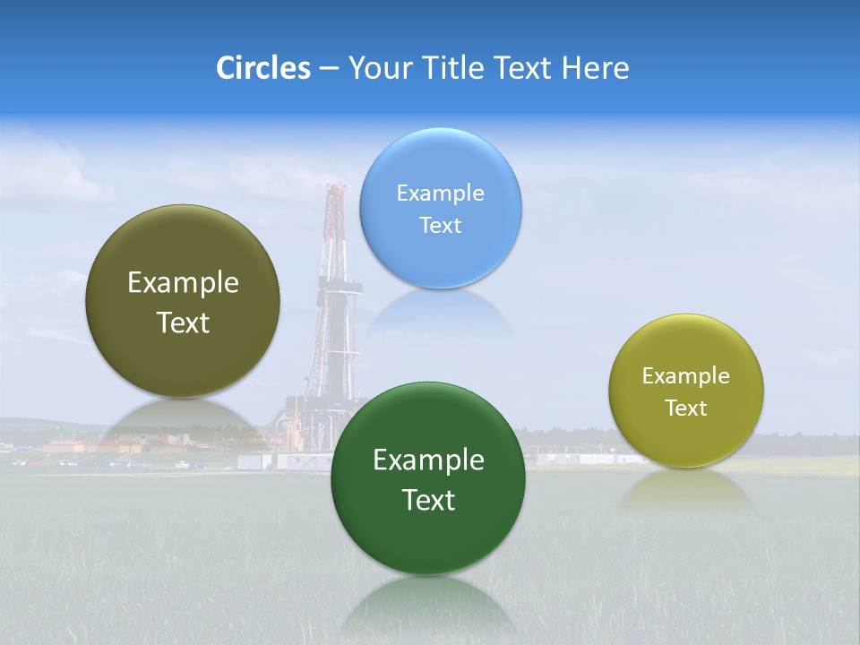 Engineering Gas Drilling PowerPoint Template