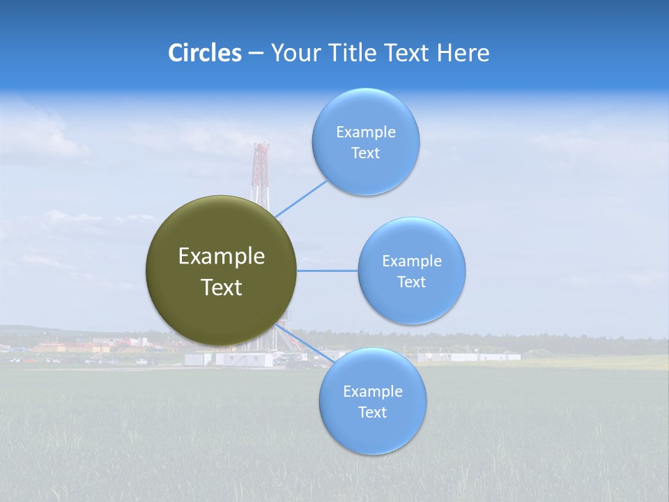 Engineering Gas Drilling PowerPoint Template