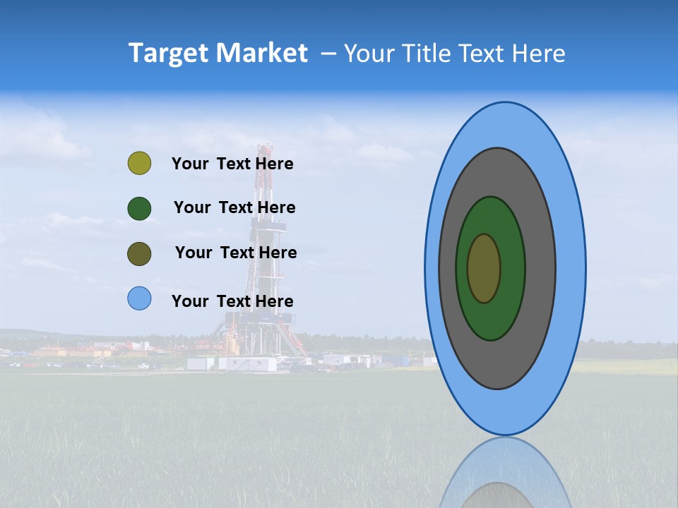 Engineering Gas Drilling PowerPoint Template
