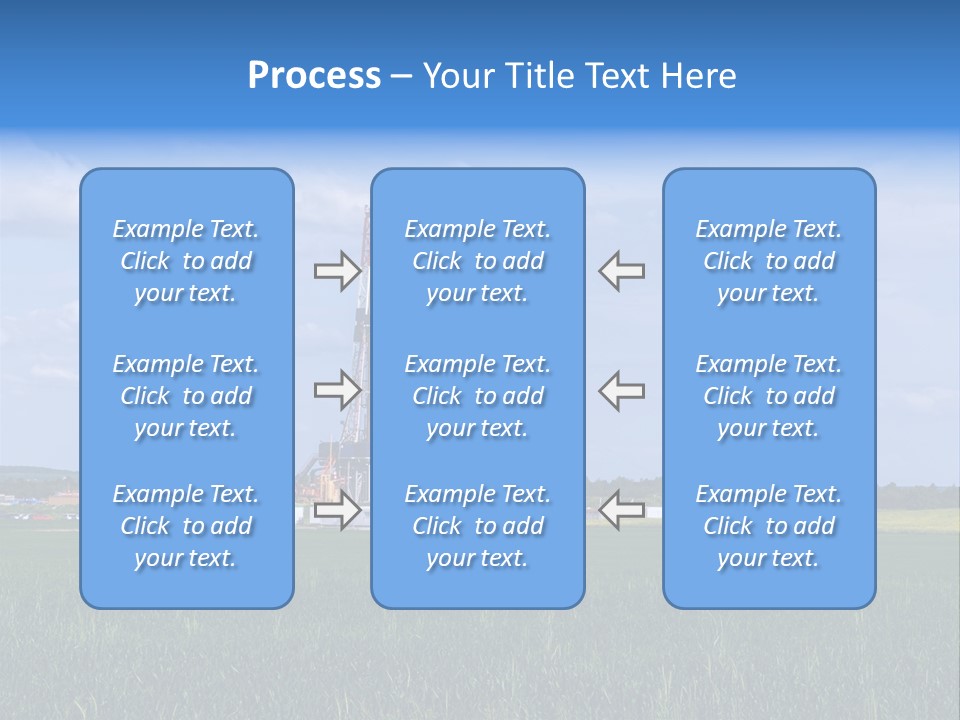 Engineering Gas Drilling PowerPoint Template