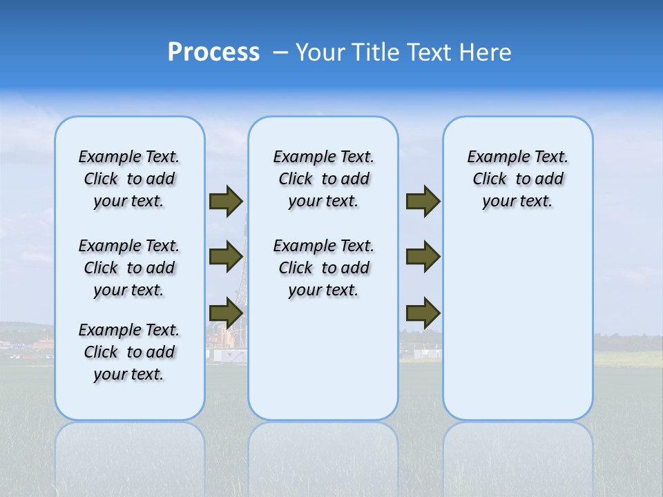 Engineering Gas Drilling PowerPoint Template