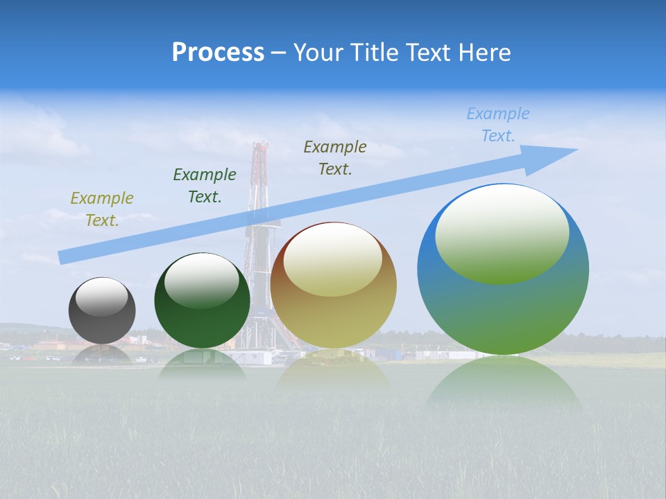 Engineering Gas Drilling PowerPoint Template