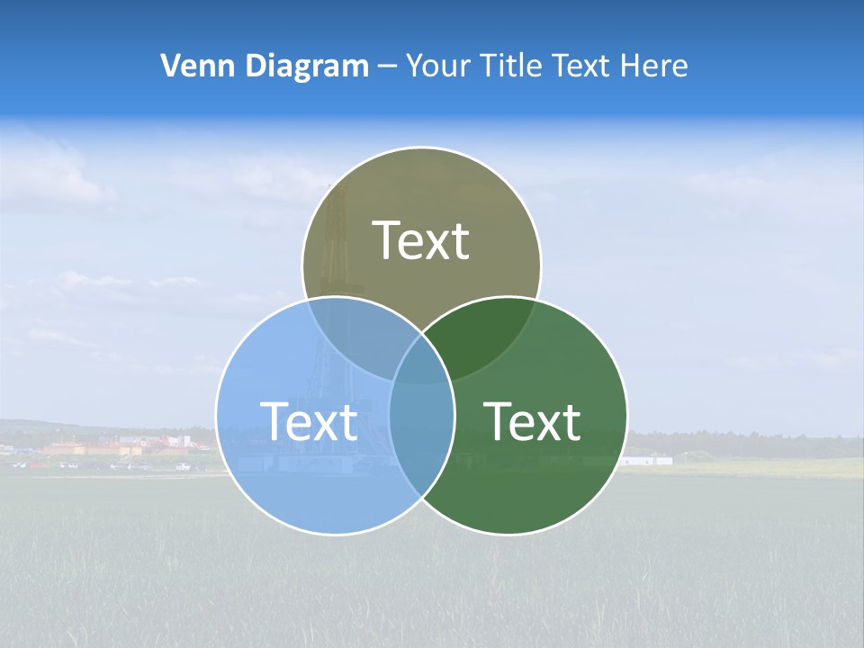 Engineering Gas Drilling PowerPoint Template