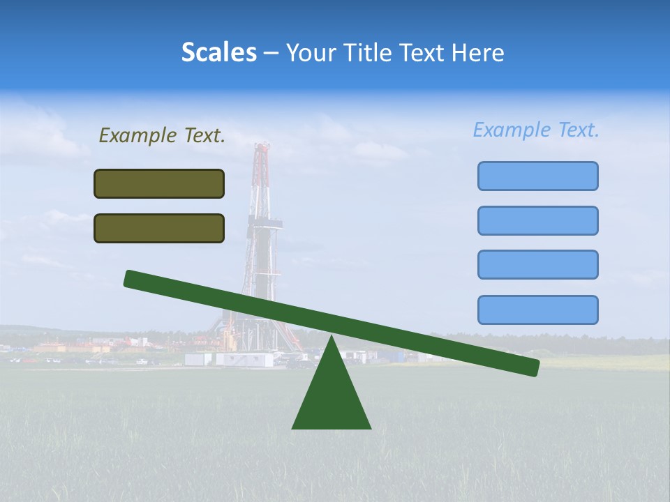 Engineering Gas Drilling PowerPoint Template
