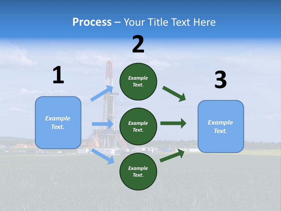 Engineering Gas Drilling PowerPoint Template