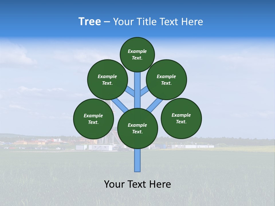 Engineering Gas Drilling PowerPoint Template
