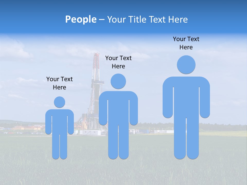 Engineering Gas Drilling PowerPoint Template