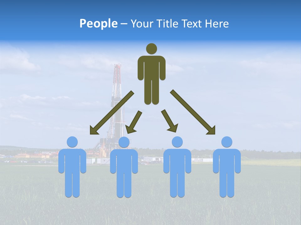 Engineering Gas Drilling PowerPoint Template