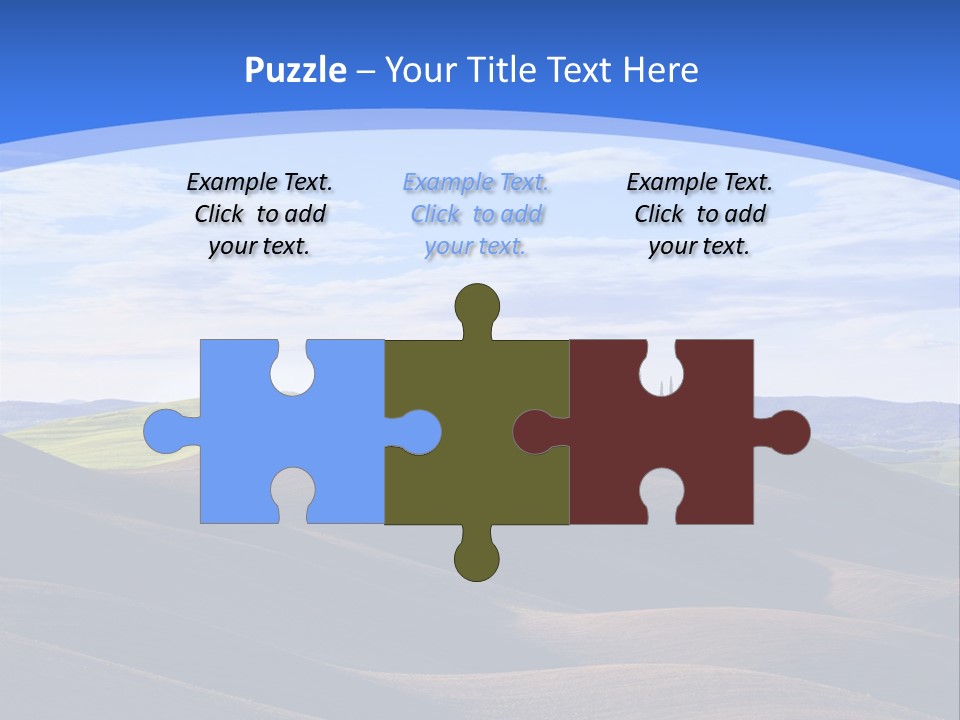 House Landscape Shadow PowerPoint Template