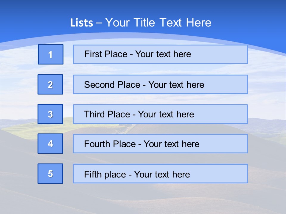 House Landscape Shadow PowerPoint Template