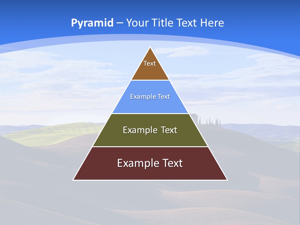 House Landscape Shadow PowerPoint Template