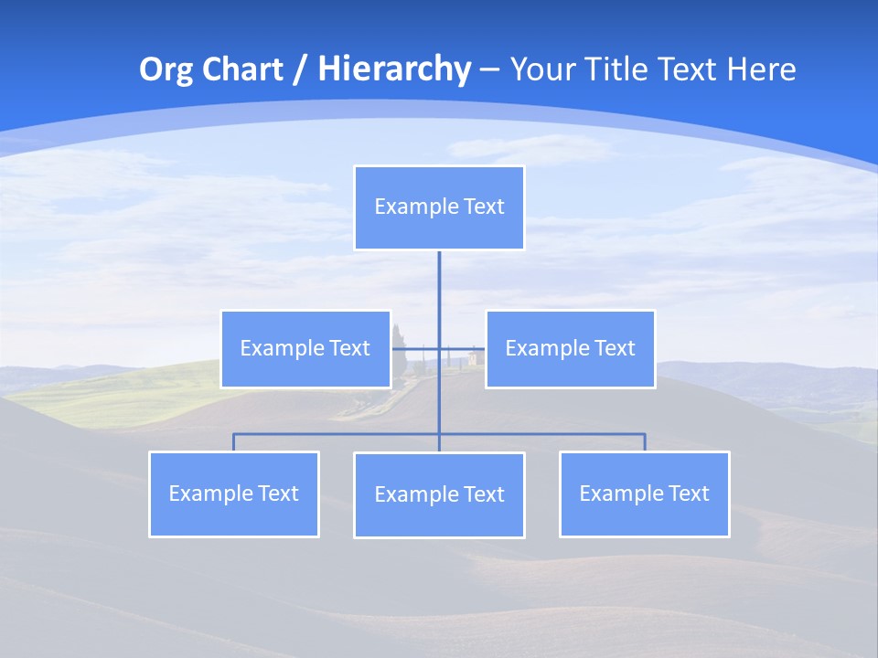 House Landscape Shadow PowerPoint Template