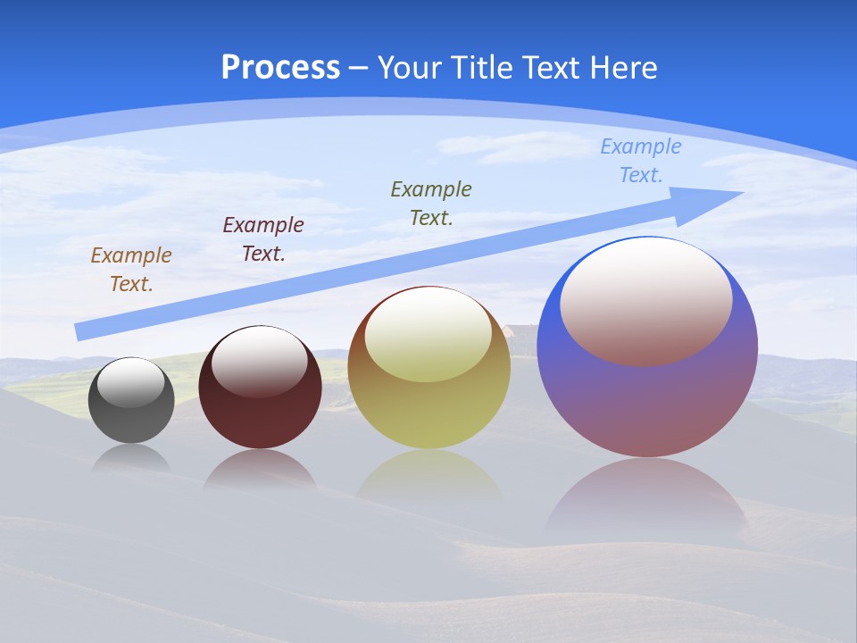 House Landscape Shadow PowerPoint Template