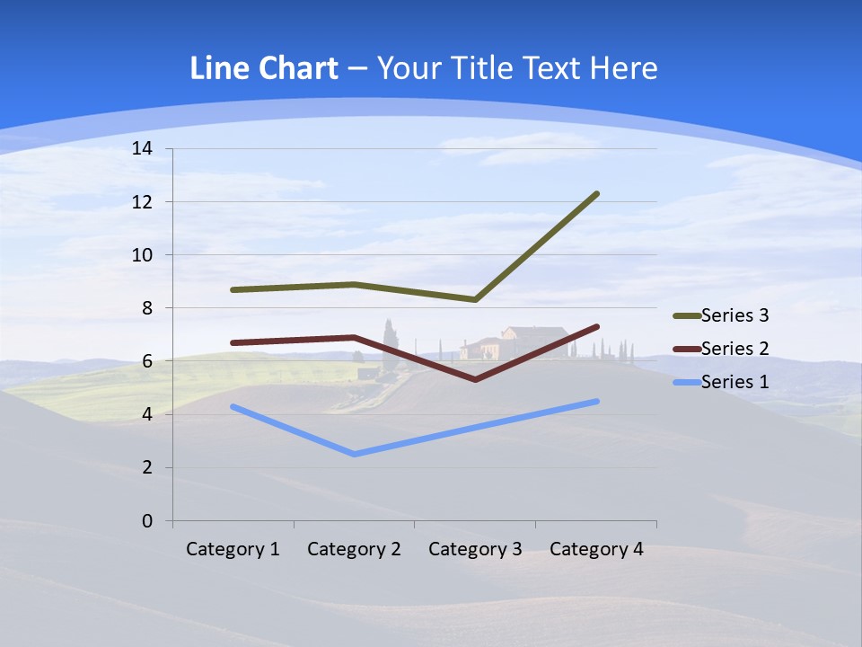 House Landscape Shadow PowerPoint Template