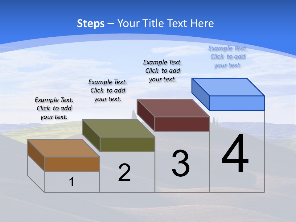 House Landscape Shadow PowerPoint Template