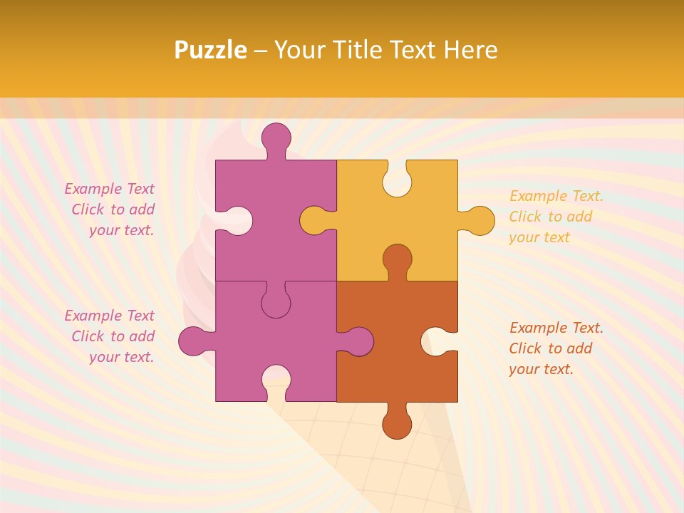 Tasty Colorful Design PowerPoint Template