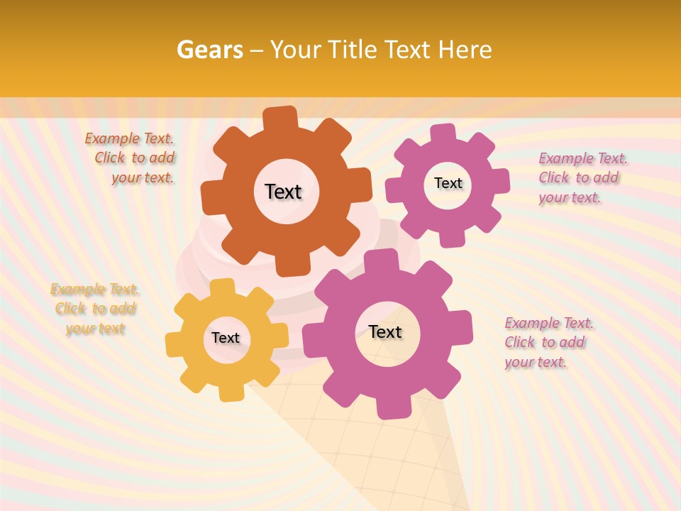 Tasty Colorful Design PowerPoint Template