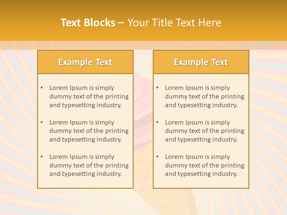 Tasty Colorful Design PowerPoint Template