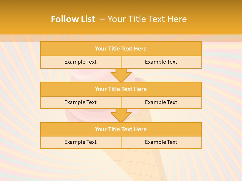 Tasty Colorful Design PowerPoint Template