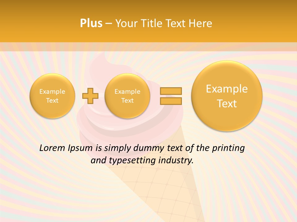 Tasty Colorful Design PowerPoint Template