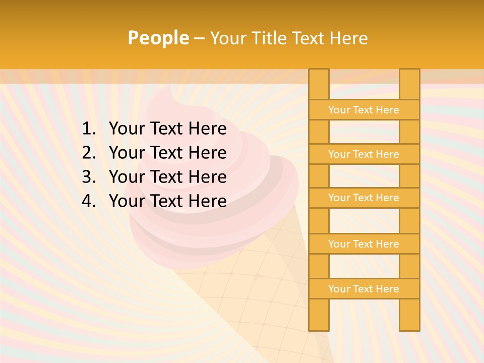 Tasty Colorful Design PowerPoint Template