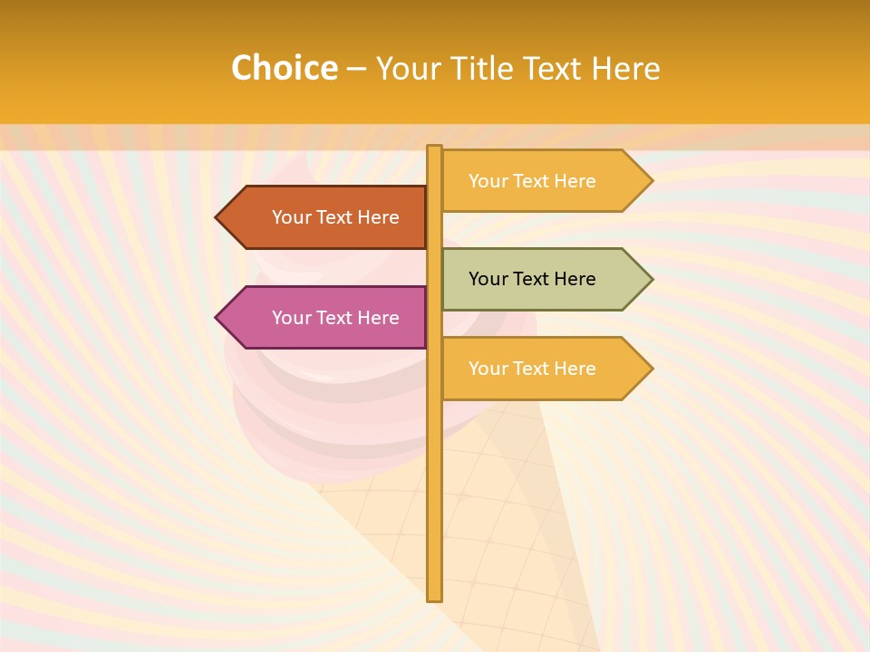 Tasty Colorful Design PowerPoint Template