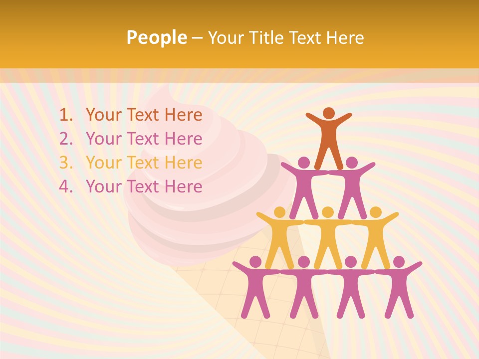 Tasty Colorful Design PowerPoint Template