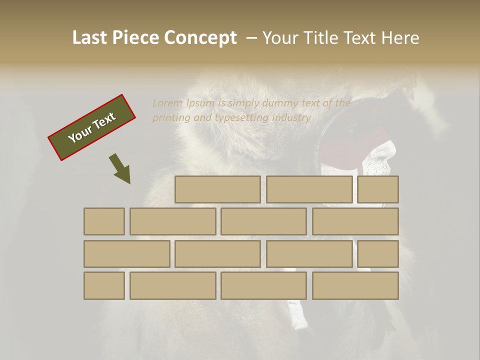 Unique White Red PowerPoint Template