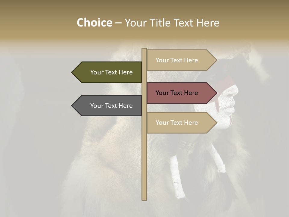 Unique White Red PowerPoint Template