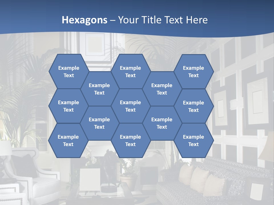 Decor Lamp Fireplace PowerPoint Template