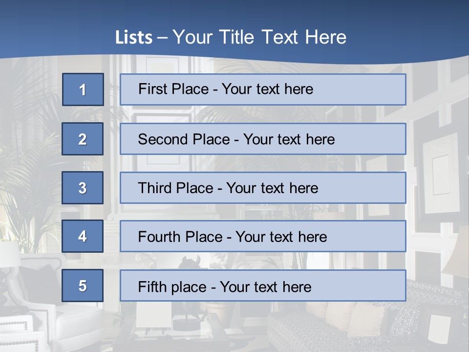 Decor Lamp Fireplace PowerPoint Template