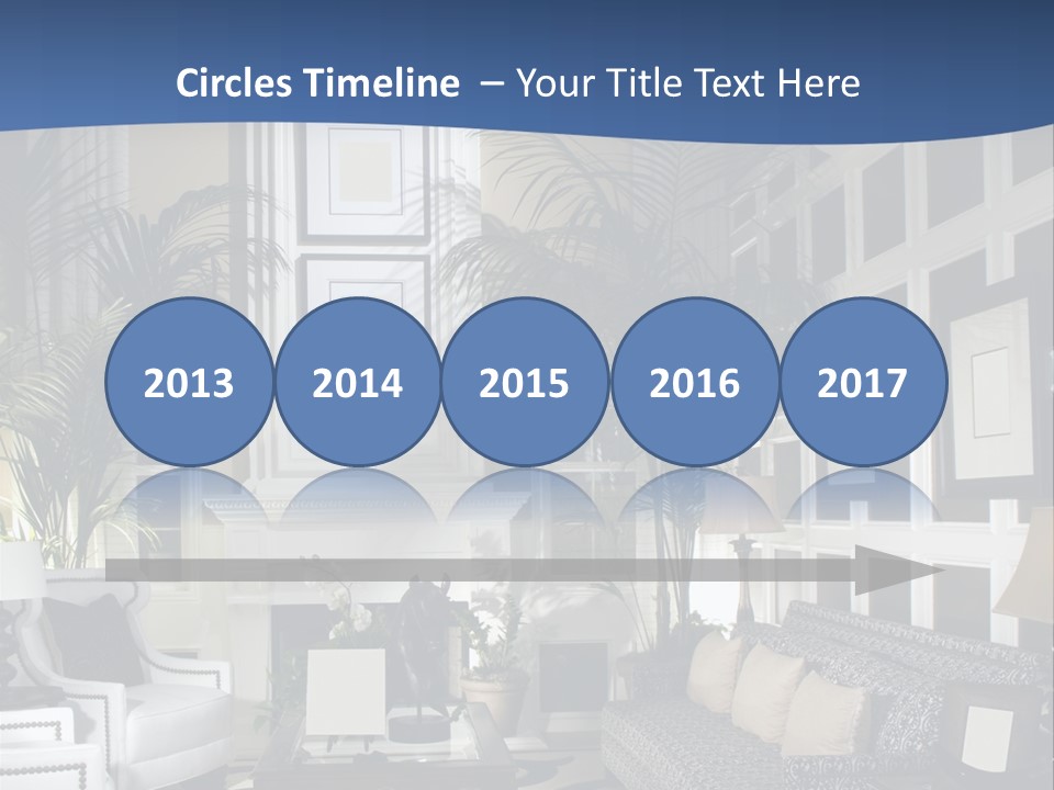 Decor Lamp Fireplace PowerPoint Template