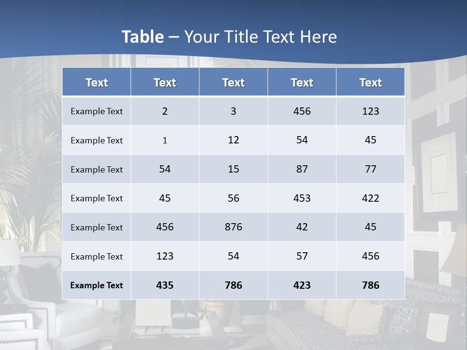 Decor Lamp Fireplace PowerPoint Template