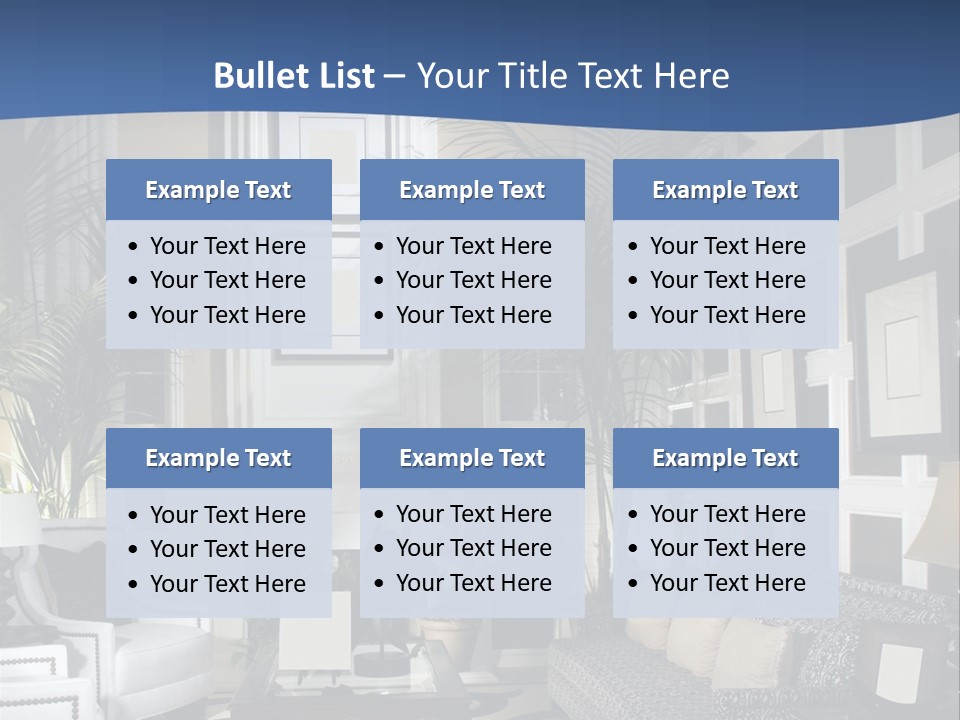 Decor Lamp Fireplace PowerPoint Template