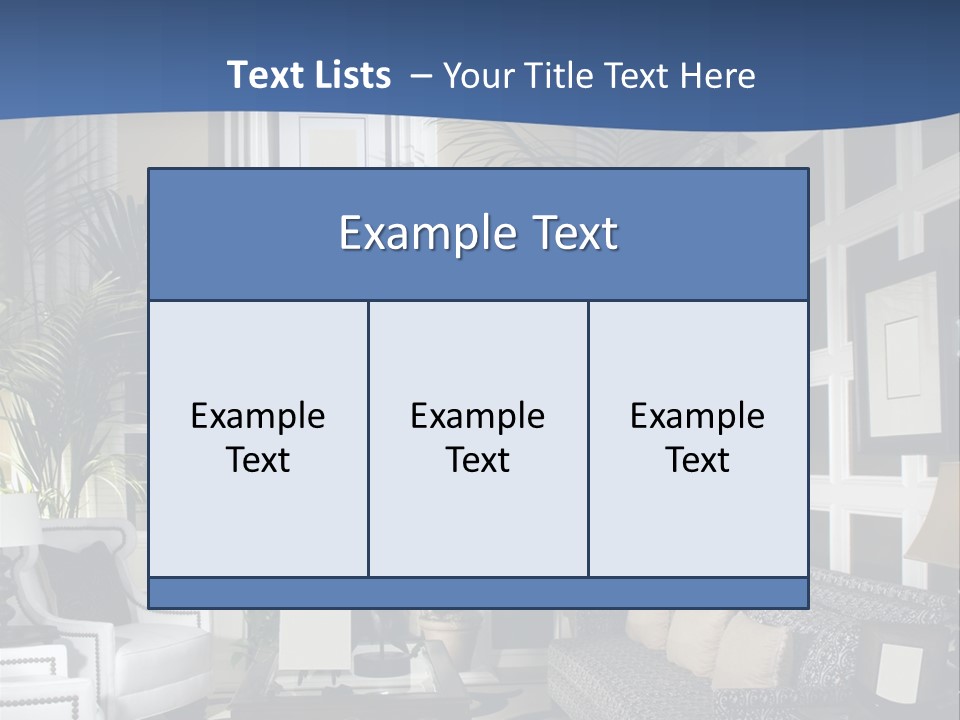 Decor Lamp Fireplace PowerPoint Template