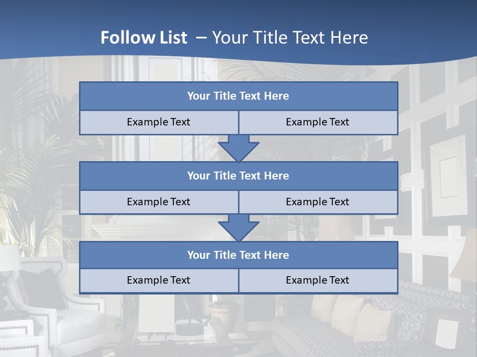 Decor Lamp Fireplace PowerPoint Template