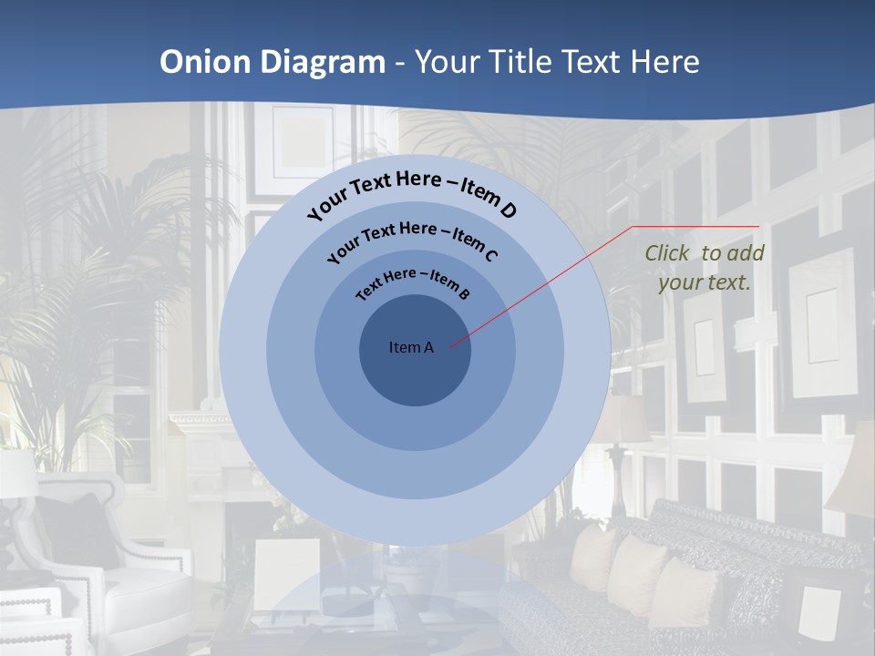 Decor Lamp Fireplace PowerPoint Template