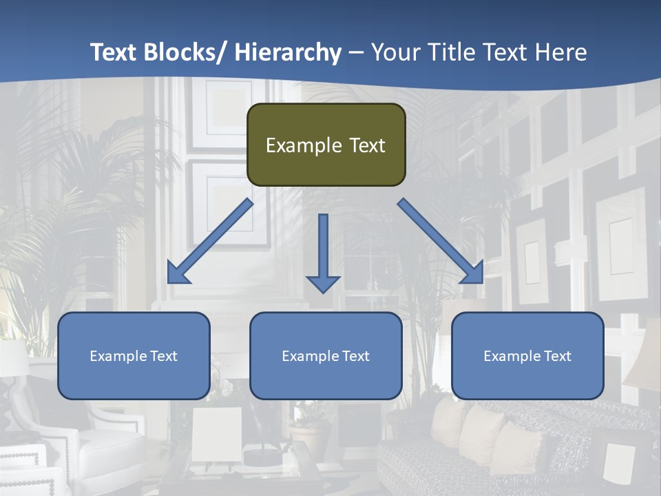Decor Lamp Fireplace PowerPoint Template
