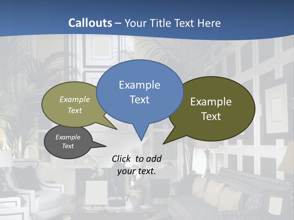 Decor Lamp Fireplace PowerPoint Template