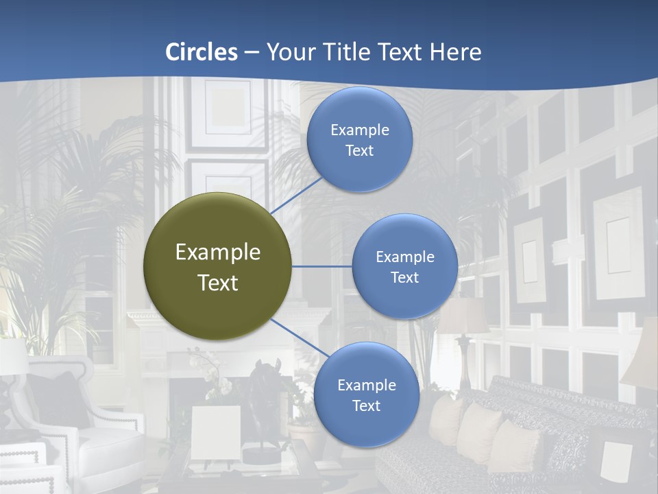 Decor Lamp Fireplace PowerPoint Template