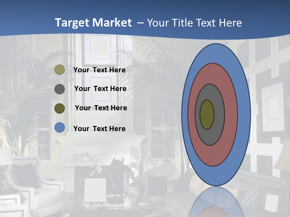 Decor Lamp Fireplace PowerPoint Template