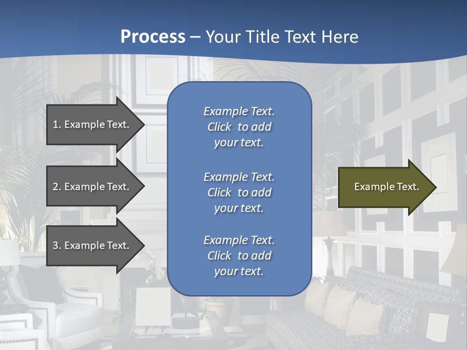 Decor Lamp Fireplace PowerPoint Template