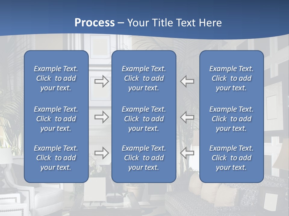 Decor Lamp Fireplace PowerPoint Template